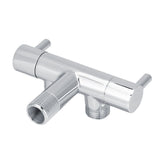 Brass Two Way Valve Faucet Outlet Water Distribution Polishing for Toilet Washing Machine In Australia - Darrahopens