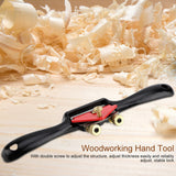 9"/215mm Adjustable Hand Edge Planer Spoke Shave Manual Woodworking Hand Tool