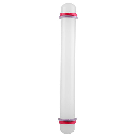 9in Non Stick Plastic Rolling Pin with Ring Fondant Cake Cookie Dough Roller Baking Tool In Australia - Darrahopens