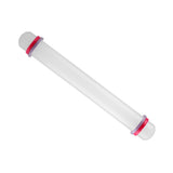 9in Non Stick Plastic Rolling Pin with Ring Fondant Cake Cookie Dough Roller Baking Tool