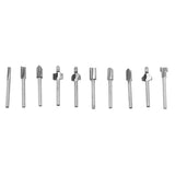 10pcs/Set 1/8in Shank High Speed Steel Milling Cutter Router Bits Woodworking Part Tool In Australia - Darrahopens