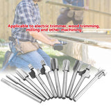10pcs/Set 1/8in Shank High Speed Steel Milling Cutter Router Bits Woodworking Part Tool In Australia - Darrahopens