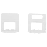 100pcs/Set Plastic Disposable Floor Wall Ceramic Tile Leveling Clips Spacers Tiling Tool(1.0mm)
