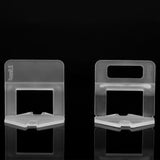 100pcs/Set Plastic Disposable Floor Wall Ceramic Tile Leveling Clips Spacers Tiling Tool(1.0mm)