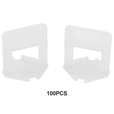 100pcs/Set Plastic Disposable Floor Wall Ceramic Tile Leveling Clips Spacers Tiling Tool(1.5mm) In Australia - Darrahopens