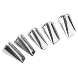 5pcs/set Stainless Steel Pastry Cream Icing Piping Nozzles DIY Baking Cupcake Cake Decor Tool In Australia - Darrahopens