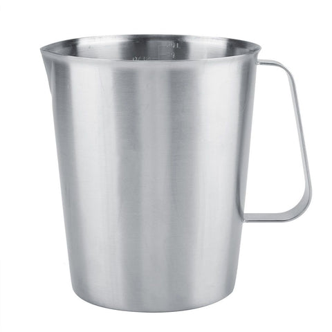 2000ml Large Stainless Steel Measuring Cup Mug Milk Frothing Pitcher Jug for Latte Coffee Art In Australia - Darrahopens