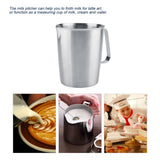 2000ml Large Stainless Steel Measuring Cup Mug Milk Frothing Pitcher Jug for Latte Coffee Art In Australia - Darrahopens