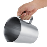 2000ml Large Stainless Steel Measuring Cup Mug Milk Frothing Pitcher Jug for Latte Coffee Art