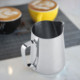 600ml Stainless Steel Measuring Cup Mug Milk Frothing Pitcher Jug for Latte Coffee Art