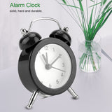 3Inch Portable Fashion Mini Metal Digital Alarm Clock with Battery Exquisite for Student Black In Australia - Darrahopens