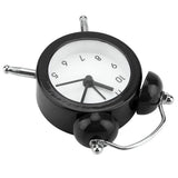 3Inch Portable Fashion Mini Metal Digital Alarm Clock with Battery Exquisite for Student Black