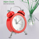 3Inch Portable Fashion Mini Metal Digital Alarm Clock with Battery Exquisite for Student Red In Australia - Darrahopens