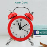 3Inch Portable Fashion Mini Metal Digital Alarm Clock with Battery Exquisite for Student Red In Australia - Darrahopens