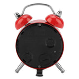 3Inch Portable Fashion Mini Metal Digital Alarm Clock with Battery Exquisite for Student Red
