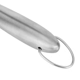 Stainless Steel Handle Silicone Head Basting Barbecue Oil Brush BBQ Roasting Tool (30cm)