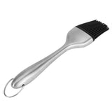 Stainless Steel Handle Silicone Head Basting Barbecue Oil Brush BBQ Roasting Tool (20cm)