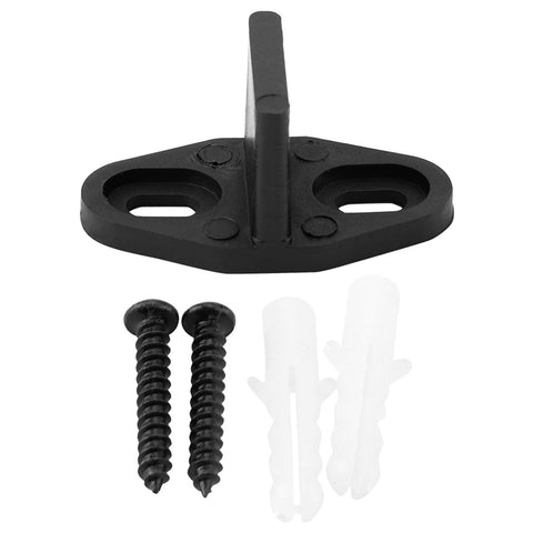 Black Coated Plastic Floor Guide for Sliding Barn Door Bottom Gate Hardware Accessory In Australia - Darrahopens