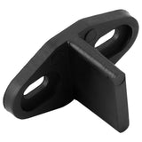 Black Coated Plastic Floor Guide for Sliding Barn Door Bottom Gate Hardware Accessory