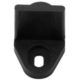 Black Coated Plastic Floor Guide for Sliding Barn Door Bottom Gate Hardware Accessory