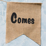 5pcs Set Fashionable Cloth Forked Tail shaped Banner for Party Decoration