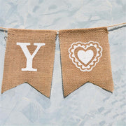 13pcs Set Fashionable Cloth Forked Tail shaped Banner for Party Decoration