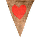 LOVE Triangle Linen Hanging Flags Banner Bunting for Wedding Bridal Shower Proposal Decoration In Australia - Darrahopens