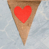 LOVE Triangle Linen Hanging Flags Banner Bunting for Wedding Bridal Shower Proposal Decoration In Australia - Darrahopens