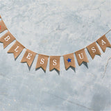 13pcs Set Fashionable Cloth Forked Tail shaped Banner for Party Decoration In Australia - Darrahopens