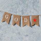 13pcs Set Fashionable Cloth Forked Tail shaped Banner for Party Decoration In Australia - Darrahopens