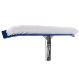 18in Swimming Pool Wall Brush Cleaning Tools Aluminum Handle for Pond Spa Hot Spring Pools