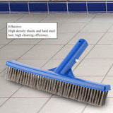 10in Swimming Pool Steel Brush Bottom Walls Cleaning Supplies for Pond Spa Hot Spring
