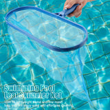 Blue Plastic Leaf Skimmer Fine Mesh Net Deep Bag Swimming Pool Pond Tub Cleaning Tool In Australia - Darrahopens