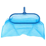 Blue Plastic Leaf Skimmer Fine Mesh Net Deep Bag Swimming Pool Pond Tub Cleaning Tool