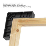 2pcs 90 Degree L Shape Right Angle Corner Clamp Picture Frame Woodworking Tool (9.5*9.5*2cm)