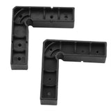 2pcs 90 Degree L Shape Right Angle Corner Clamp Picture Frame Woodworking Tool (9.5*9.5*2cm)