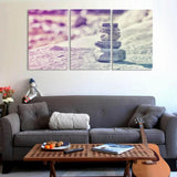 3Pcs Stone Pattern Canvas Wall Art Painting Printed Picture for Home Office Decor