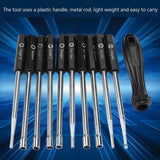 10 PCS Carburetor Adjustment Set Screwdriver Card Tool Splined Pacman Double D Type