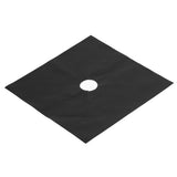 4Pcs Gas Range Stove Burner Covers Protector NOn Stick Oil Protection Mat Kitchen Tool(Black) In Australia - Darrahopens