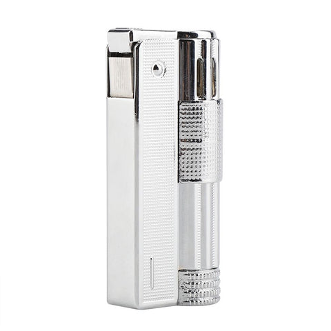 Vintage Stainless Steel Petrol Oil Lighter Cigarette Lighter (Silver) In Australia - Darrahopens