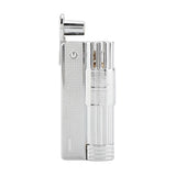 Vintage Stainless Steel Petrol Oil Lighter Cigarette Lighter (Silver)