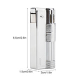 Vintage Stainless Steel Petrol Oil Lighter Cigarette Lighter (Silver) In Australia - Darrahopens