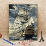 Sailboat Pattern Durable Breathable Pillow Cushion Pad Case Car Household In Australia - Darrahopens
