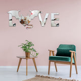 Love and Bat Pattern Wall Sticker for Living Room Backdrop Wall Bedroom In Australia - Darrahopens