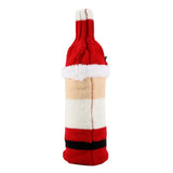Knitted Wine Bottle Cover Bag Protector Christmas Table Party Decoration Ornament (Santa Claus)