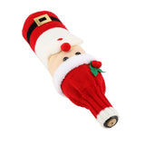 Knitted Wine Bottle Cover Bag Protector Christmas Table Party Decoration Ornament (Santa Claus)