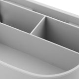 Compact Toothbrush Rack Multi-functional Bathroom Organizer Cosmetic Shaver Storage Holder(#1)