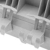 Compact Toothbrush Rack Multi-functional Bathroom Organizer Cosmetic Shaver Storage Holder(#1)