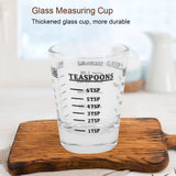 Small Glass Measuring Cup Oz / Ml / Teaspoon / Tablespoon 4 Scales 1ounce 30ml Kitchen Tool In Australia - Darrahopens