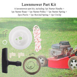 Pull Lawnmower Part Replacement Kit Starter Handle Pulley Rope Springs for 029 039 MS290 MS390